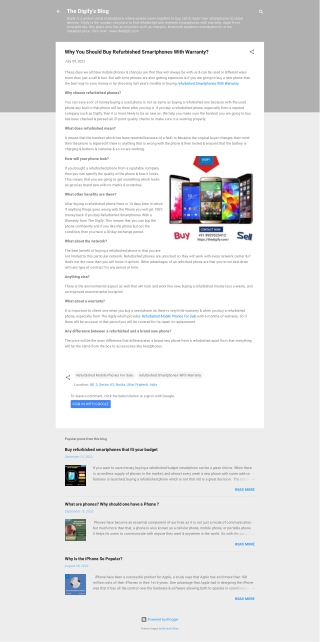 Why You Should Buy Refurbished Smartphones With Warranty?