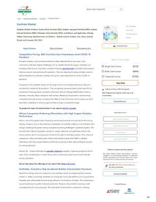 Xanthate Market Growth, Trends, and Forecast, 2021-2031