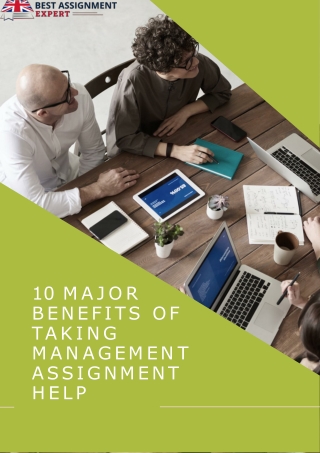 10 Major Benefits of Taking Management Assignment Help