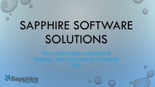 Top 10 Web Design Companies in Finland  Hire Web Designer in Finland 2023