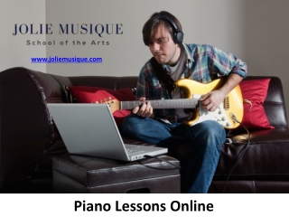 Piano Lessons Online - joliemusique.com