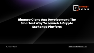 Binance Clone App Development The Smartest Way To Launch A Crypto Exchange Platform