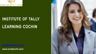 Institute of Tally Learning Cochin in India