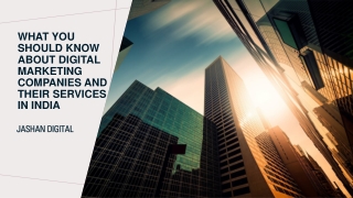 What You Should Know About Digital Marketing Companies and Their Services
