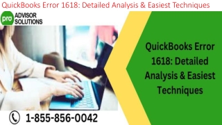 The most useful methods to resolve QuickBooks Error 1618