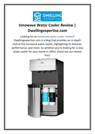 Innowave Water Cooler Review  Dwellingexpertise.com