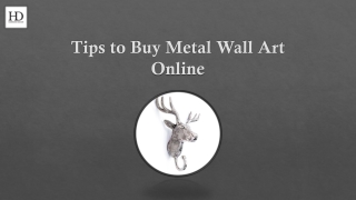 Tips to Buy Metal Wall Art Online