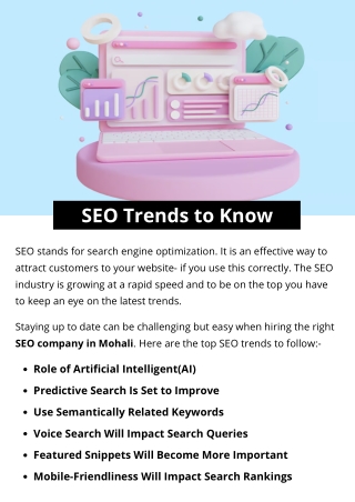 SEO Trends to Know