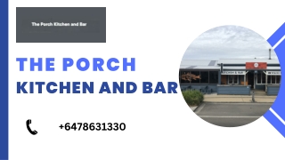Restaurant Table Reservation in Athenere |The Porch Kitchen and Bar