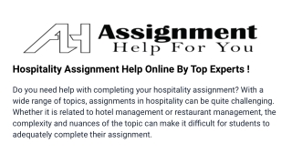 Hospitality-assignment-help-online-by-top-experts!