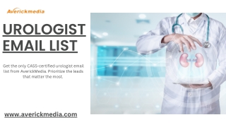 Urologist Email List