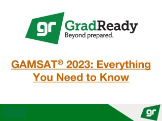 GAMSAT® 2023: Everything You Need to Know