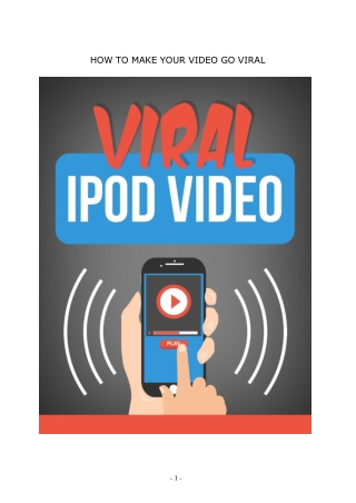 Viral iPod Video