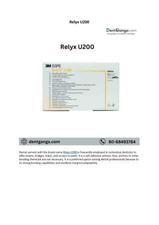 Relyx U200 - Dent Ganga