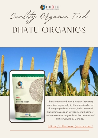 Dhatu Organics