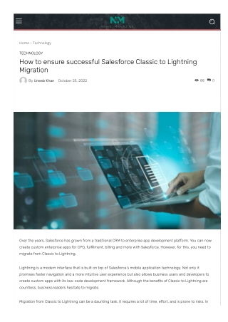 How to ensure successful Salesforce Classic to Lightning Migration