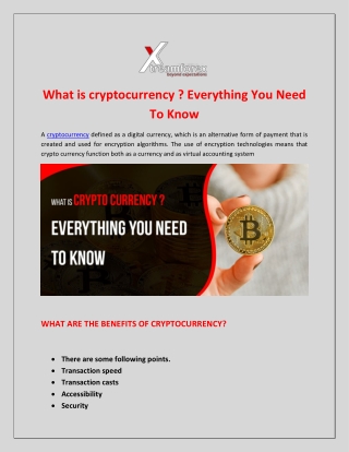 What is cryptocurrency ? Everything You Need To Know.docx