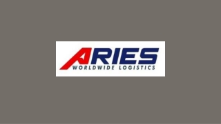 Logistical Freight Solutions - Aries Worldwide Logistics