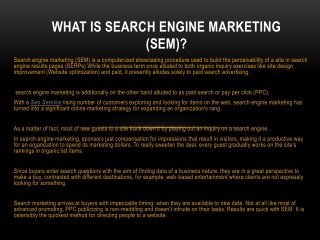 What Is Search Engine Marketing (SEM)