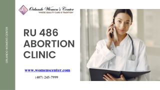 RU 486 Abortion Clinic