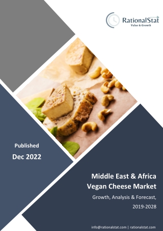 Middle East and Africa Vegan Cheese Market | RationalStat