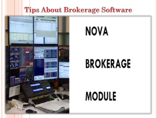 Tips About Brokerage Software