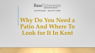 Why Do You Need a Patio And Where To Look for It In Kent