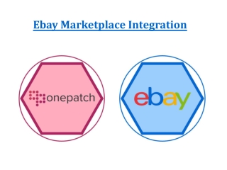 Ebay Marketplace Integration | Ebay Order and Inventory Management | OnePatch