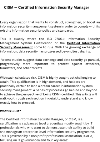 CISM (1)