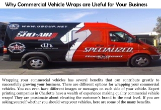 Why Commercial Vehicle Wraps are Useful for Your Business