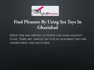 Sex Toys in Ghaziabad- Adultpassion