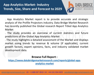 App Analytics Market Report