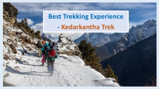 Kedarkantha Trek From Delhi - Best Trekking Experience