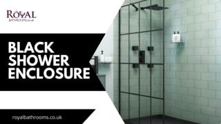 Why Black Shower Enclosures are a Trendiest Option?