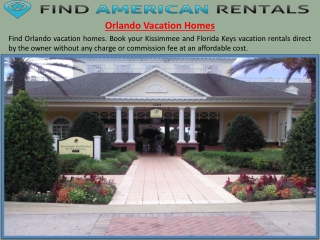 Orlando Vacation Homes