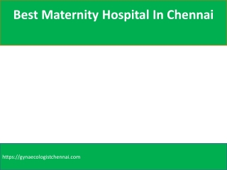 best fertility doctor in Chennai