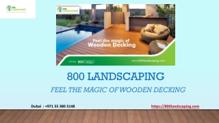 Feel the Magic of Wooden Decking