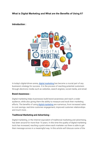 Digital Marketing