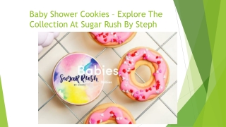 Baby Shower Cookies – Explore The Collection At Sugar Rush By Steph