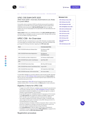 Know The Details of  UPSC 2023 EXAM DATE | UPSC Wallah by (PW)