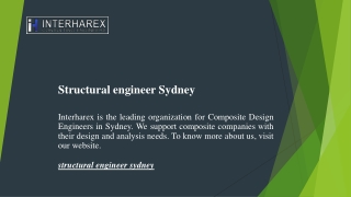 Structural engineer sydney  Interharex