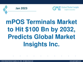 mPOS Terminals Market Size, Share, Demand, Outlook and Forecast by 2032