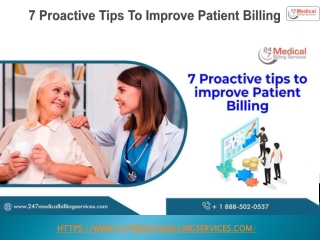 7 Proactive Tips To Improve Patient Billing