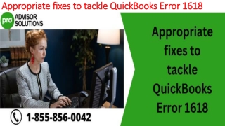 Easy troubleshooting guide to resolve QuickBooks Error 1618
