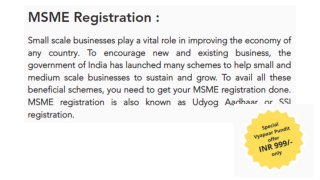 MSME Registration