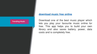 Download Music Free Online  Trending.fm