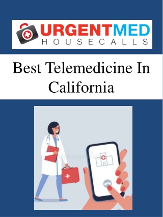 Best Telemedicine In California