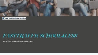 Dmv Approved Certificate In California | Fasttrafficschool4less.com