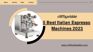 5 Best Italian Espresso Machines 2023