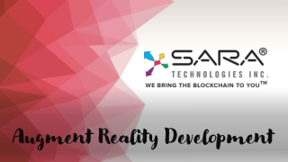 Augment Reality Development
